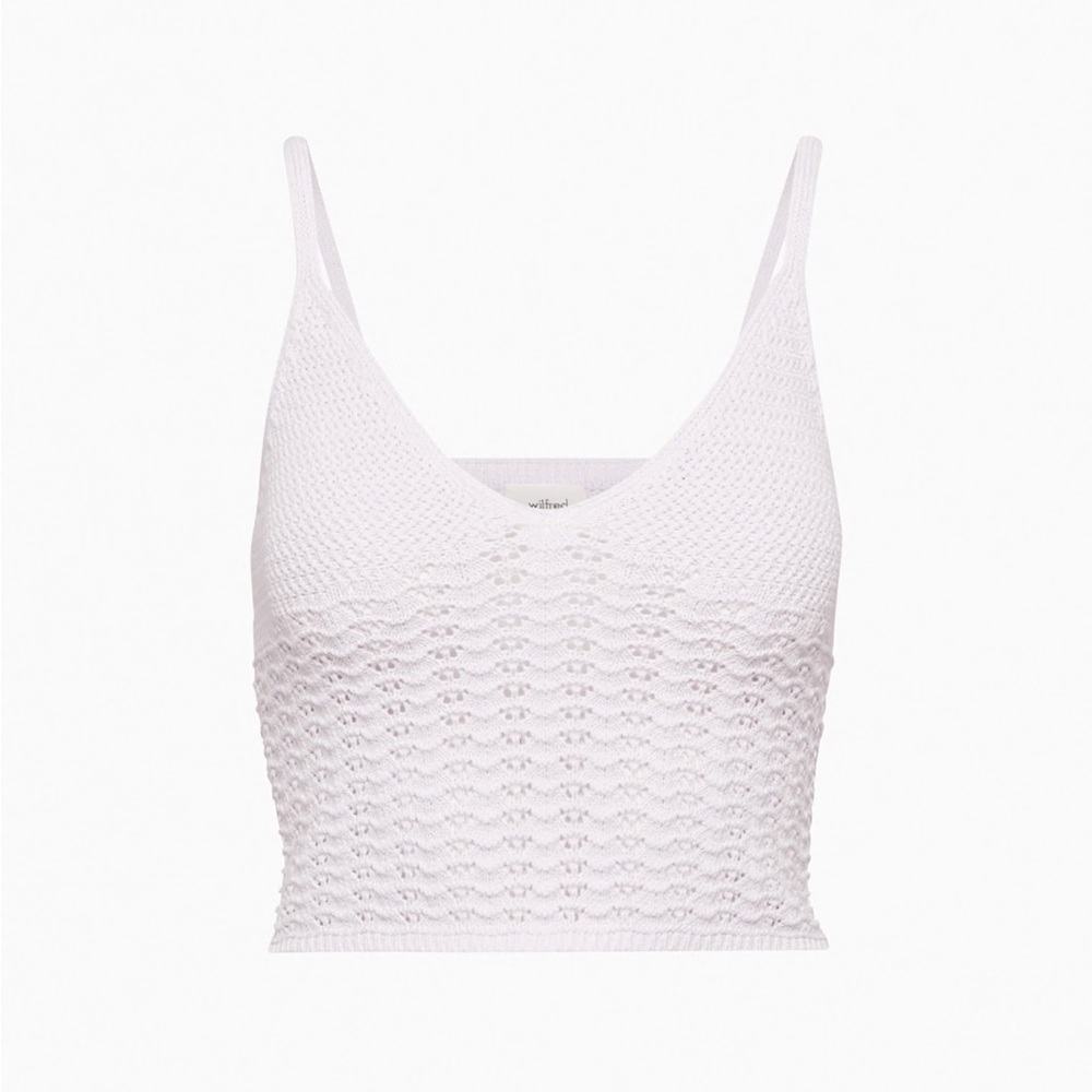 Aritzia Wilfred Evie Top in Ice Lavender